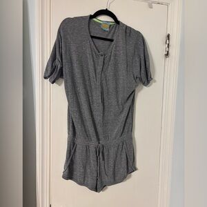 C&C California Heathered Gray Romper